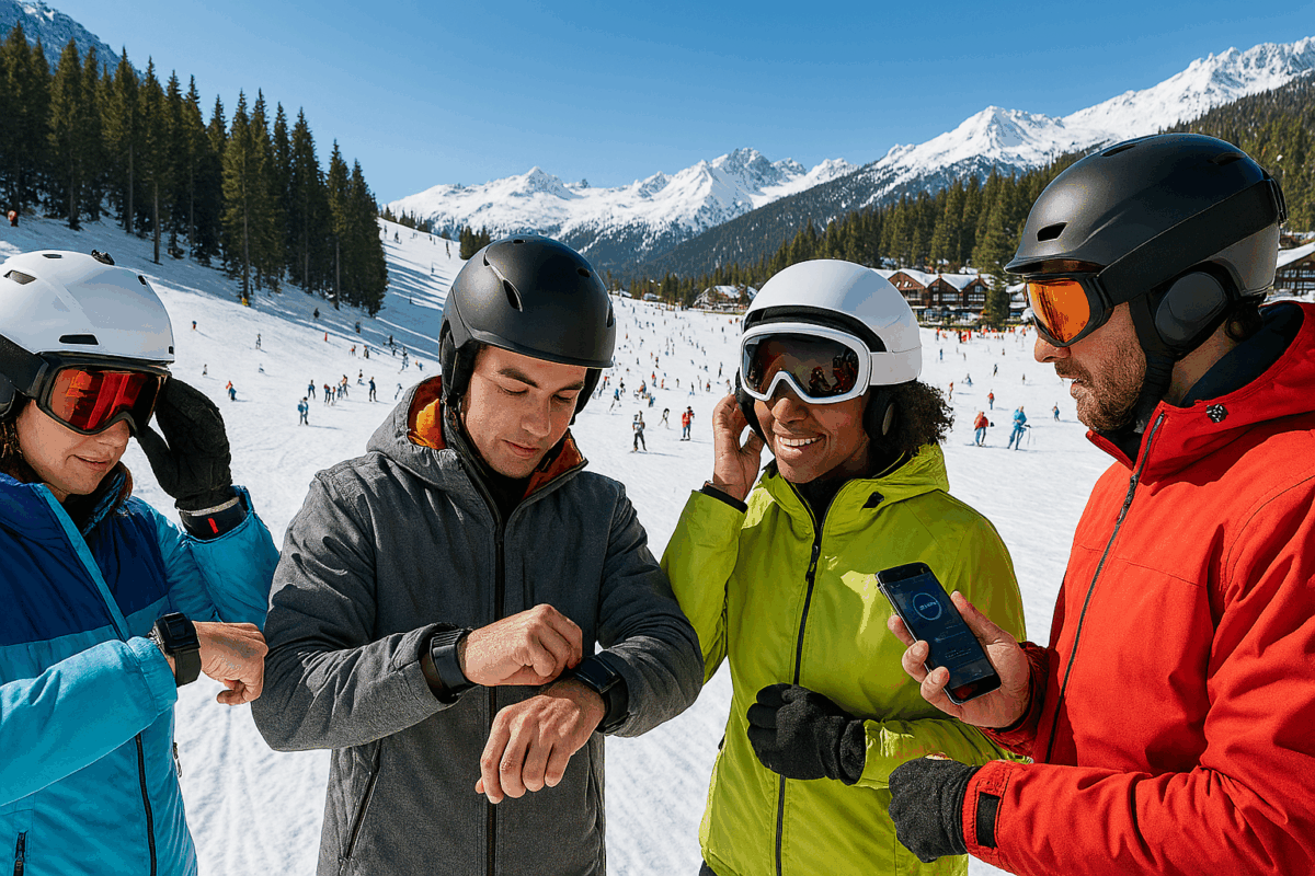 Accesorios inteligentes para deportes de invierno